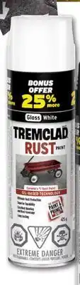 Princess Auto Rust spray paint, 25% bonus offer