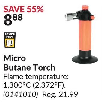 Princess Auto Micro butane torch offer