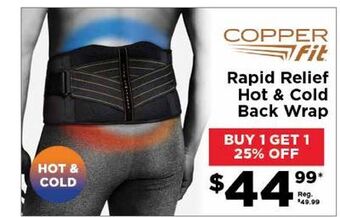 Showcase Rapid relief hot & cold back wrap offer