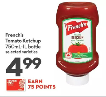 Longo's French's tomato ketchup offer