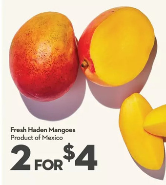 Longo's Fresh haden mangoes offer