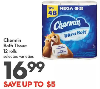 Longo's Charmin bath tissue offer