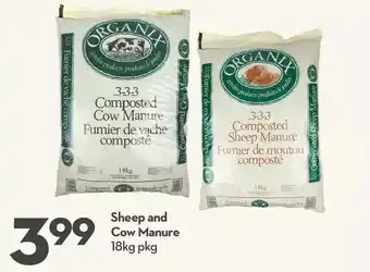Longo's Sheep and cow manure offer