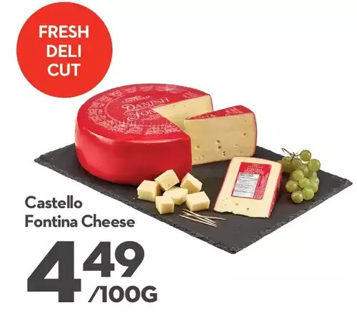 Longo's Castello fontina cheese offer