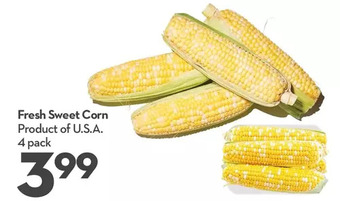 Longo's Fresh sweet corn offer