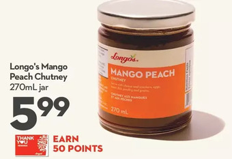 Longo's Longo's mango peach chutney offer