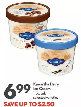 Longo's Kawartha dairy ice cream offer
