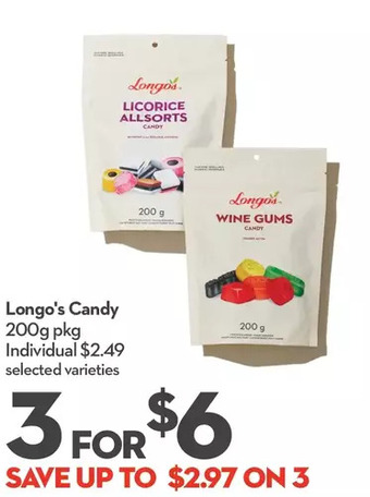 Longo's Longo's candy offer