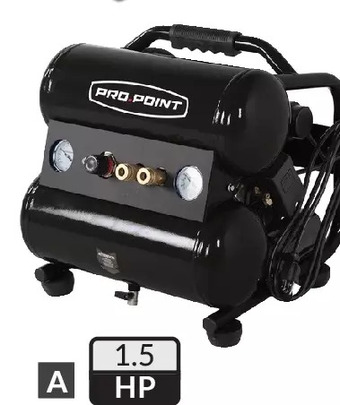 Princess Auto Pro-point portable quiet air compressors 4 gallon offer