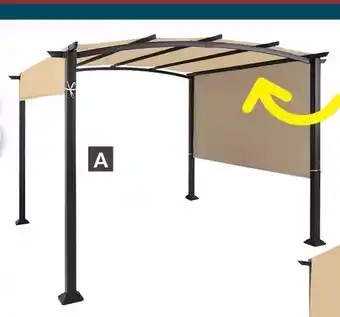 Princess Auto Surplus 10 x 10 ft steel pergolas. -arched offer