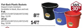 Princess Auto LITTLE GIANT Flat-Back Plastic Buckets offer
