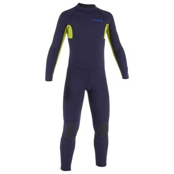 Decathlon Kids' surfing wetsuit 4/3 neoprene - 100 cw blue green offer