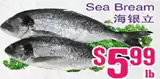 Grant's Foodmart Sea bream offer