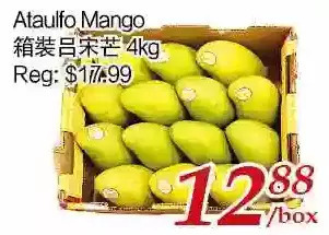 Tone Tai Supermarket Ataulfo mango offer
