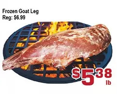 Top Food Supermarket Frozen goat leg offer