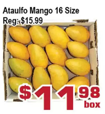 Top Food Supermarket Ataulfo mango offer