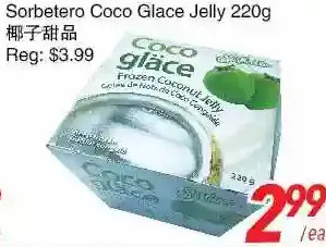 Foody World Sorbetero coco glace jelly offer