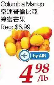 Tone Tai Supermarket Columbia mango offer