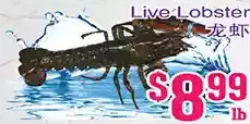 Grant's Foodmart Live lobster offer