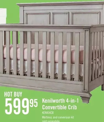 The Brick Kenilworth 4-in-1 convertible crib offer