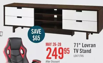 The Brick Lovran 71 tv stand offer