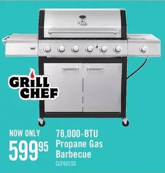 The Brick Grill chef 78,000 btu propane gas barbecue - gcf601ssp offer