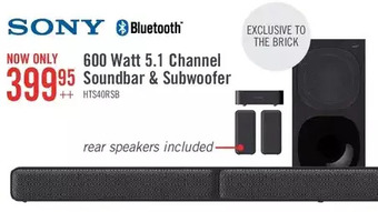 The Brick Sony 5.1-channel 600 w home cinema package - 4a5573 offer
