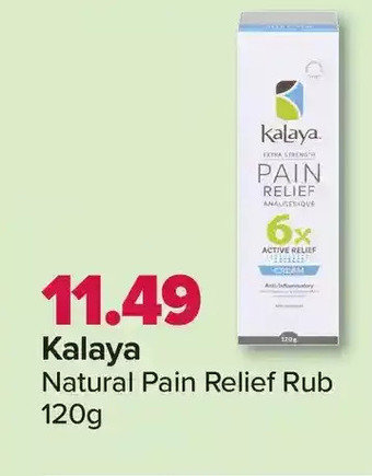 PharmaChoice Kalaya natural pain relief rub offer
