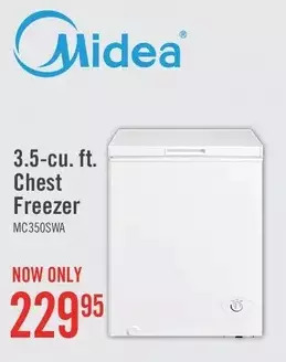 The Brick Midea 3.5 cu. ft. chest freezer – mc350swar0rc1 offer