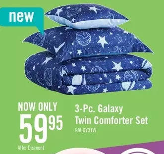 The Brick Galaxy 3-piece twin comforter set offer