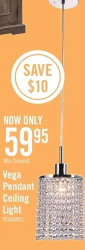 The Brick Vega ceiling light offer