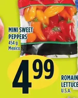 Marché Adonis Mini sweet peppers offer