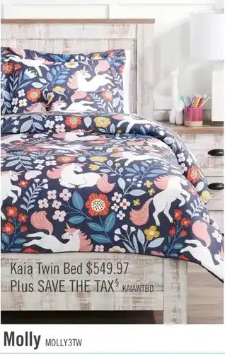 The Brick Molly 3-piece twin comforter set offer