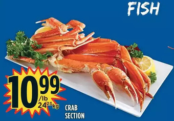 Marché Adonis Crab section offer