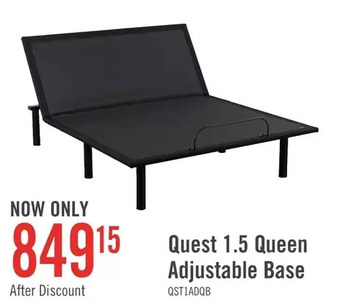 The Brick Quest 1.5 queen adjustable base offer