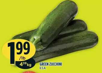 Marché Adonis Green zucchini offer