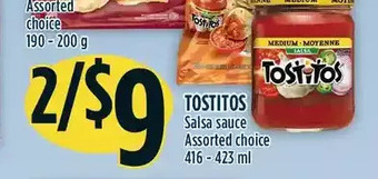 Marché Adonis Tostitos salsa sauce offer