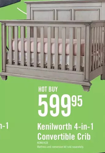 The Brick Kenilworth 4-in-1 convertible crib offer