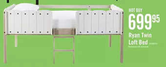 The Brick Ryan twin loft bed offer