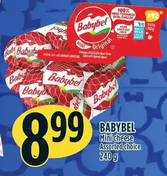 Marché Adonis Babybel mini cheese offer