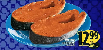 Marché Adonis Marinated salmon steak offer