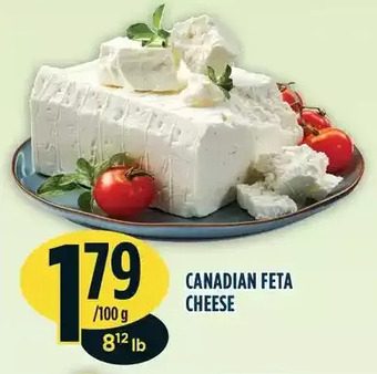 Marché Adonis Canadian feta cheese offer