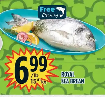 Marché Adonis Royal sea bream offer