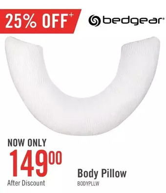 The Brick Bedgear body pillow offer