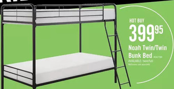 The Brick Noah twin/twin bunk bed offer