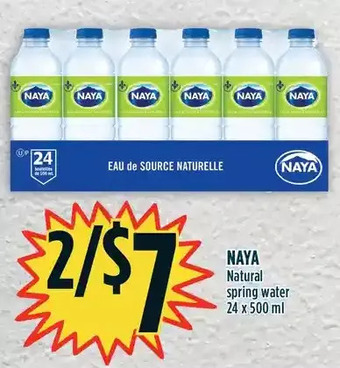 Marché Adonis Naya natural spring water offer
