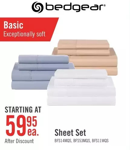 The Brick Bedgear sheet set offer