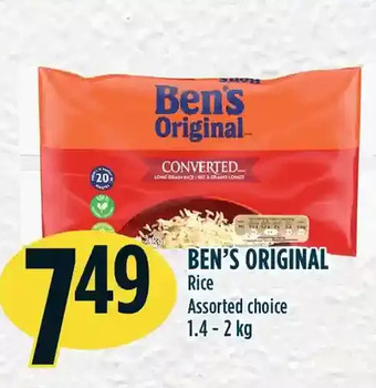 Marché Adonis Ben's original rice offer