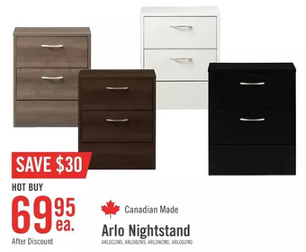 The Brick Arlo nightstand - espresso offer