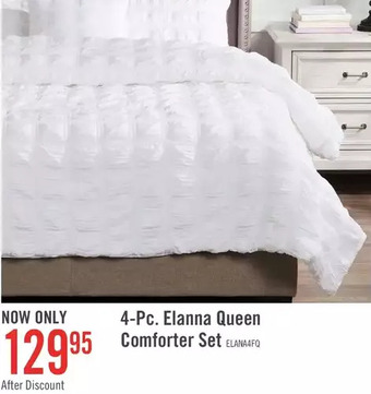 The Brick Elanna 4-piece full/queen comforter set offer